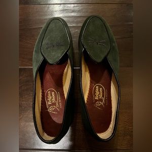 Belgian Shoes Suede Loafer NEW